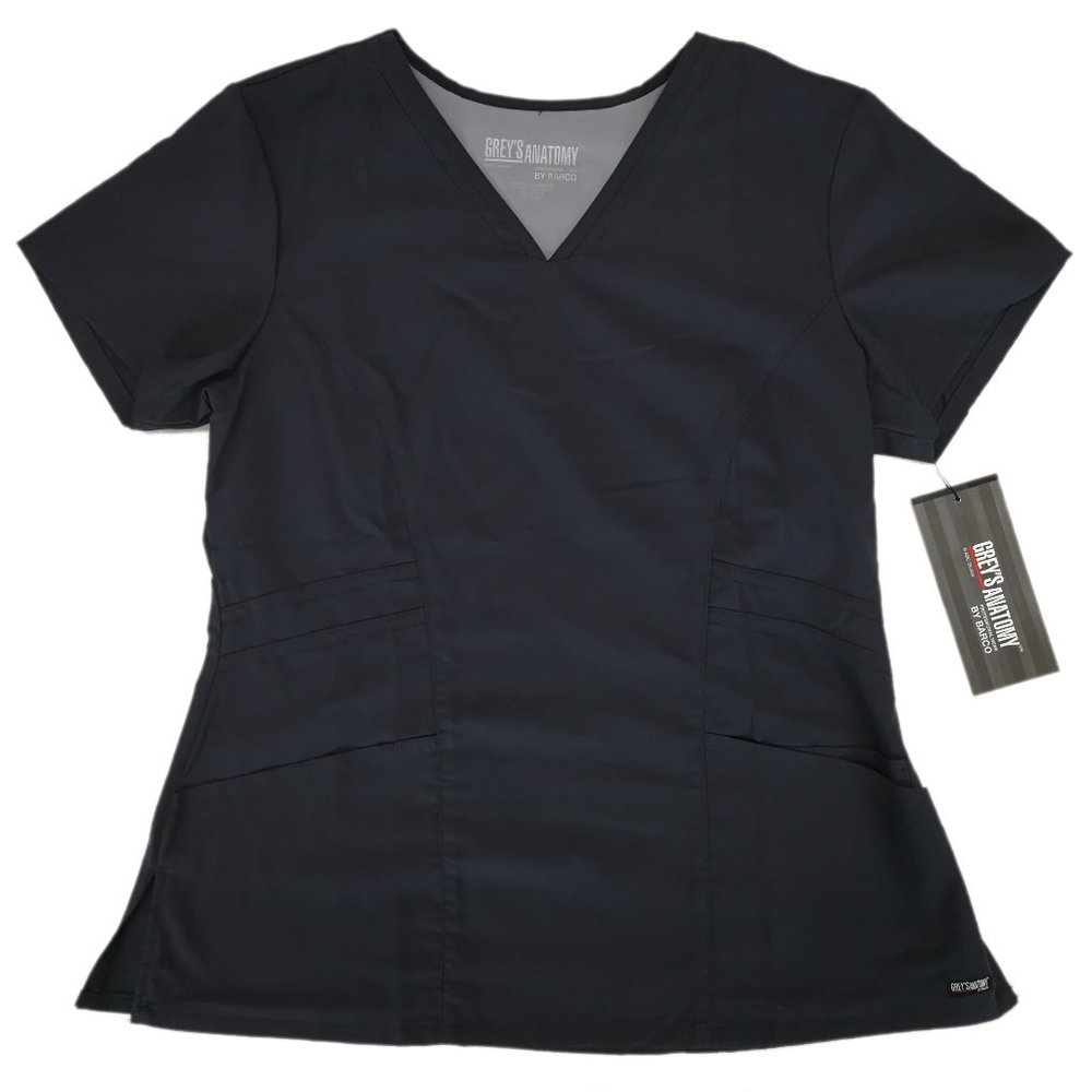 Grey's Anatomy Scrub Top 41452-905 Steel